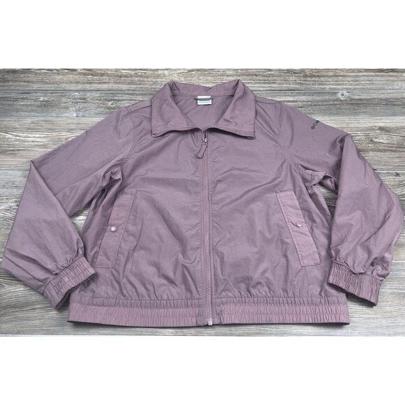 Columbia Time Is Right Full Zip Water-Resistant Windbreaker 2071181 Womens Large - Picture 1 of 10
